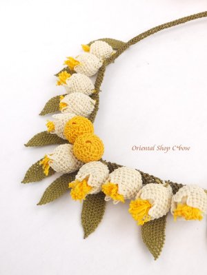 画像7: 日本発送★シルクイーネオヤネックレス｜鈴蘭