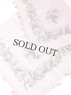 画像4: オデミシュ｜アンティークオヤスカーフ｜シルク糸イーネオヤ｜ライラック