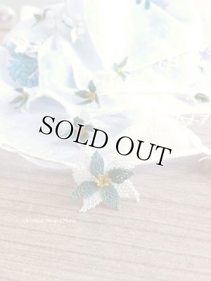 画像5: オデミシュ｜アンティークオヤスカーフ｜シルク糸イーネオヤ｜オフホワイト｜三重花