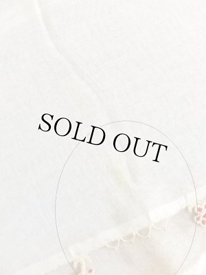 画像7: オデミシュ｜アンティークオヤスカーフ｜シルク糸イーネオヤ｜無地｜すごく可愛いお花