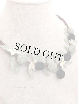 画像3: シルクイーネオヤネックレス｜コロコロオリーブ｜A