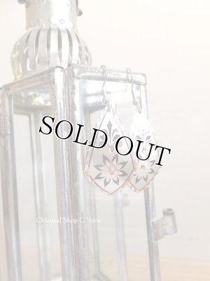 画像2: エスニックデザイン★トルコ製｜銅のピアス｜シャンパン系