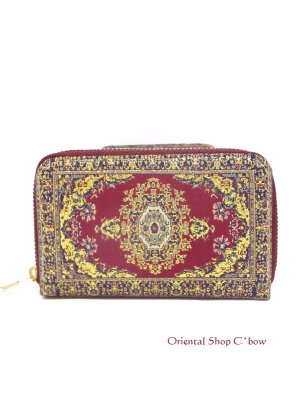 画像2: 日本在庫分★トルコ絨毯柄｜カード・小銭入れ｜ｂ