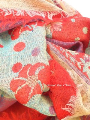 画像12: 日本発送★ウール｜三重トリプル★手刺繍やわらかストール