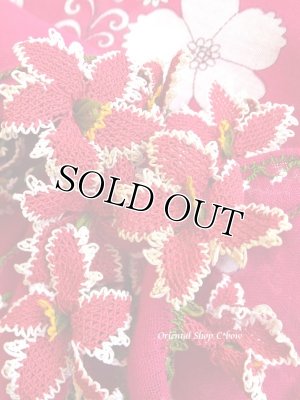 画像9: オデミシュ：イーネオヤスカーフ｜大きなお花｜濃ピンク