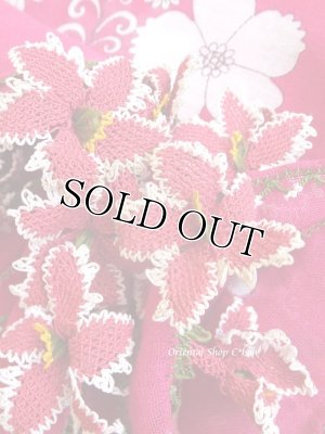 画像2: オデミシュ：イーネオヤスカーフ｜大きなお花｜濃ピンク