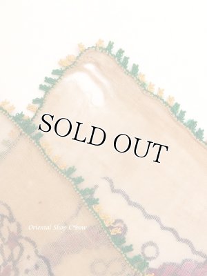 画像6: ブルサ｜木版｜キャートヤズマ｜アンティークオヤスカーフ・シルク糸イーネオヤ｜木版面白い