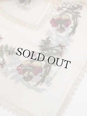 画像4: カッパドキア：ボンジュック・アンティークオヤスカーフ｜アイボリー