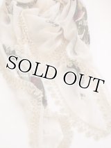 カッパドキア：ボンジュック・アンティークオヤスカーフ｜アイボリー