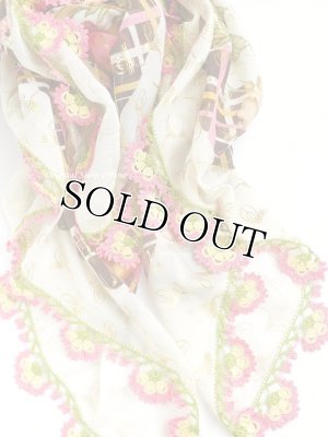 画像9: バルッケシル｜大判トゥーオヤスカーフ｜クリーム｜オスマン帝国