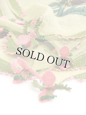 画像7: カスタモヌ｜トスヤ｜木版｜アンティークオヤスカーフ｜イーネオヤ・シルク糸