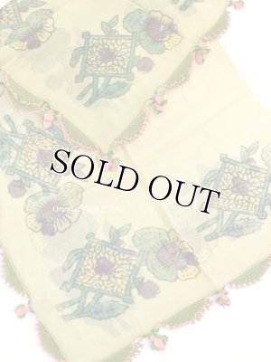 画像8: カスタモヌ｜トスヤ｜木版｜アンティークオヤスカーフ｜イーネオヤ・シルク糸