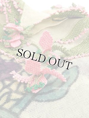 画像6: カスタモヌ｜トスヤ｜木版｜アンティークオヤスカーフ｜イーネオヤ・シルク糸