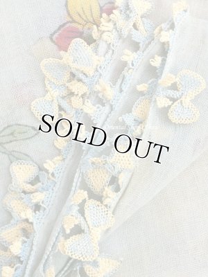 画像3: ベルガマ・コザック｜アンティークオヤスカーフ（薄手）｜コットン糸・イーネオヤ｜ちょうちょ