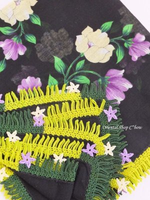 画像2: 超希少｜コンヤ：アンティークオヤスカーフ｜伝統的なフィリーゼオヤ｜トゥーオヤ