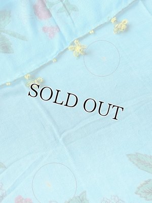 画像7: 日本発送★ナムルン｜ヴィンテージ｜ボンジュックオヤ｜アクアブルー｜立派なお花