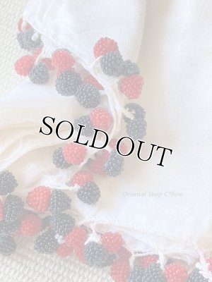 画像1: 日本発送★ナムルン｜ヴィンテージ｜ボンジュックオヤ｜ホワイト｜リアルなベリー