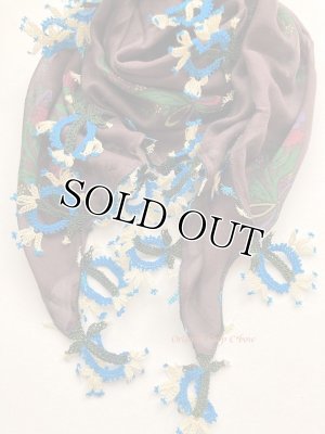 画像7: 日本発送◆ブルサ：イズニック｜アンティークオヤスカーフ｜とても大きなオヤ