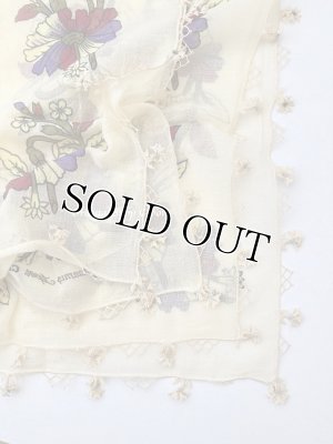 画像3: オデミシュ｜アンティークオヤスカーフ｜シルク糸イーネオヤ