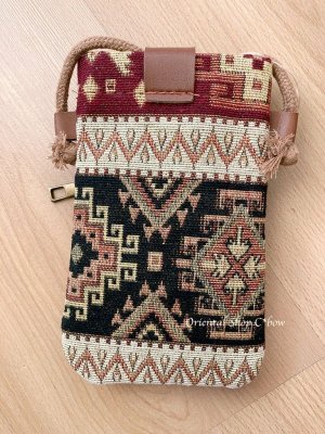 画像4: きぬやさん　日本発送★オリエンタル柄｜トルコ　|　小銭入れ☆スマホショルダー