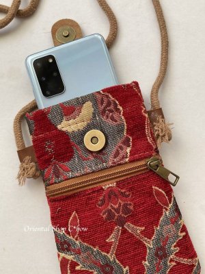 画像6: きぬやさん　日本発送★オリエンタル柄｜トルコ　|　小銭入れ☆スマホショルダー