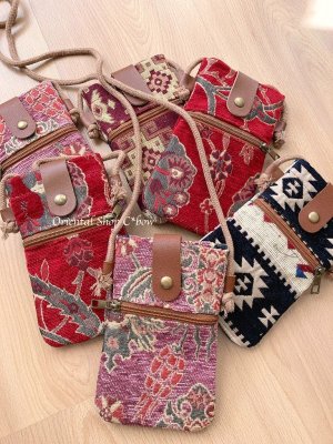 画像8: きぬやさん　日本発送★オリエンタル柄｜トルコ　|　小銭入れ☆スマホショルダー