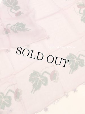 画像6: オデミシュ｜アンティークオヤスカーフ｜シルク糸イーネオヤ｜ライラック