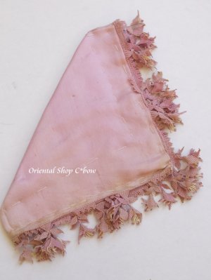 画像2: オデミシュ｜総シルク｜アンティークオヤスカーフ｜シルク糸イーネオヤ｜桜貝