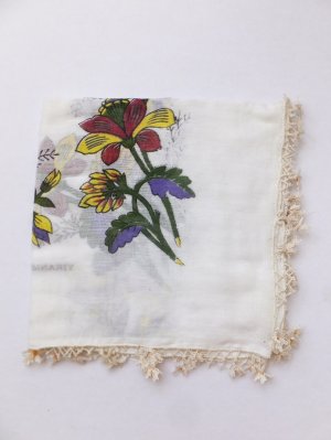 画像3: オデミシュ｜アンティークオヤスカーフ｜シルク糸イーネオヤ｜ホワイト