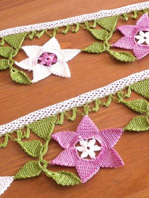 画像5: 日本発送★超特価☆タオルの縁飾り：21本セット