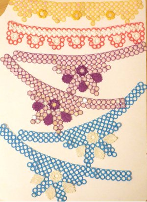 画像4: 日本発送★超特価☆タオルの縁飾り：21本セット