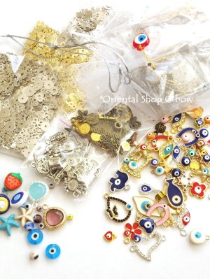 画像1: 日本発送★｜トルコのチャーム★詰め合わせ半額以下！ もりもりパーツ 