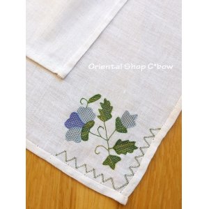 画像: チェブレ｜花嫁持参品・手刺繍ハンカチ｜３０